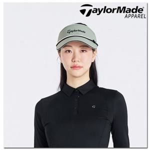 [테일러메이드] 여성용 골프 모자 25년 여성 리본 탈부착 바이저 골프 모자 TWHVO5624 812(스카이그린)