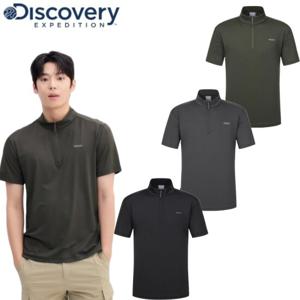디스커버리  DMZT61053 프레시벤트 남성 집업 반팔티 (DMZT61053)