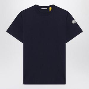 MONCLER X MERCEDES-BENZ BY NIGO Blue printed cotton t-shirt 8C000-0489AB9/Q_MONGE-754