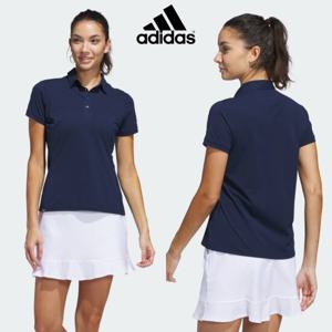아디다스 adidas JC9222 Ultimate365 Tour 여자 반팔 트위스트 니트 골프 폴로 셔츠