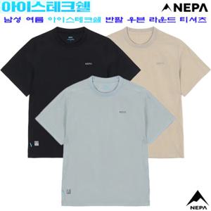 [네파](7L35331) 남성 여름 아이스테크쉘 우븐 반팔 라운드티셔츠