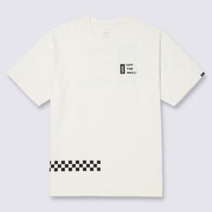 [반스]오버스티뮬레이티드 워크웨어 로고 반팔 티셔츠 화이트 VN000GQCFS81