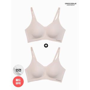 [크로커다일 이너웨어]라이크라 인견쉘론 몰드부착 더블스트랩 감탄브라 2종 CDWBR5N32_2