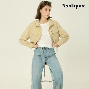 [보니스팍스] 하이넥 투 포켓 크롭 자켓 (XP4JK005M0)