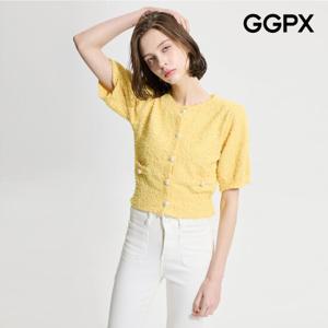 GGPX  부클 반팔 가디건 (GP4KG016F)