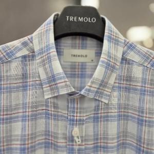 TREMOLO HC14 체크패턴 C셔즈 TRNNS5M2291