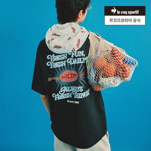 [르꼬끄공식] 르꼬끄X그로서리스터프 듀얼플렉스 백그래픽 반팔티 (QQ223LRS47)