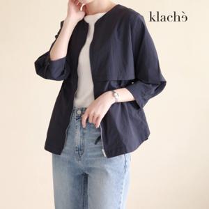 [클라셰]KLACHE (77까지)메탈지퍼후레쉬7부점퍼_CK2FJP001A