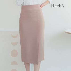 [클라셰]KLACHE 로맨틱에이치절개스커트_CB2FSK015A