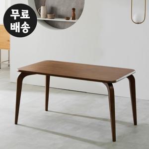 유즈 고무나무 원목 4인용 식탁 테이블 탁자(1400)