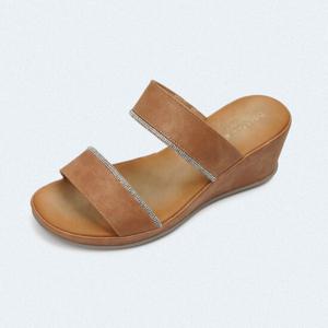 [베어파우] RIONA 브라운 키높이 쿠션슬리퍼 K2979058RB-W