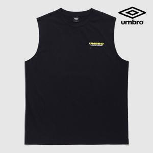 [엄브로] 트로피컬 오아시스 서핑 프레쉬 슬리브리스 티셔츠 UQ221CSL59 BLK