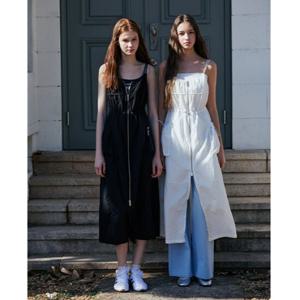 [에고이스트][BLUE LABEL]뷔스티에 집업 나일론 원피스(ER2OOP04)