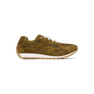 Bottega Veneta 스니커즈 카키 오르빗 스니커즈 242798M231019