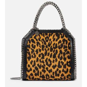 Stella McCartney Falabella 미니 포 레오파드 프린트 토트 백 P01007387