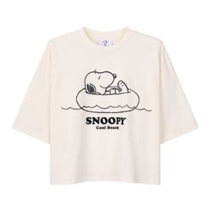 [클라이드앤]여성 스누피 그래픽 반팔 티셔츠(2COLOR)_FPB.TS773