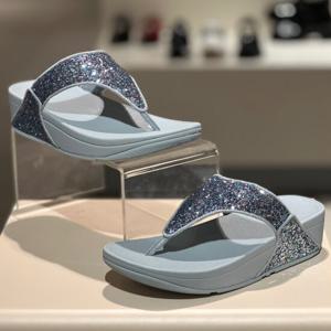 핏플랍 25S/S 루루 멀티 글리터 여성 토 포스트 FFSO5E309B4 연블루
