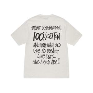 스투시 100  피그먼트 다이드 티셔츠 내츄럴 1904829