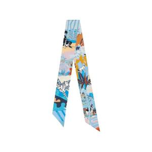 에르메스 엔 리버트 트윌리 블루 로즈 브룬 H063911S04