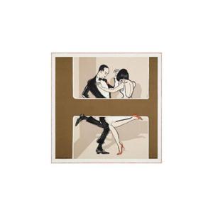 에르메스 스윙잉 생제르맹 스카프 70 브롱즈 베쥬 로즈 블랑 H982411S16