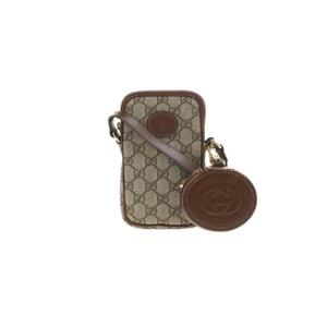 구찌 인터로킹 G 파우치 슈프림 미니백 베이지 에보니 700959-92TCG-8563