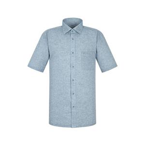 [듀퐁셔츠]린넨 솔리드 706 비즈니스 반팔 셔츠 그린 SE4MM12HS706SGE