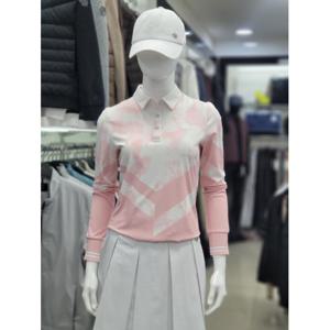 엘르골프 세이브존06 봄 패턴 폴로 티셔츠 6J25J28J2
