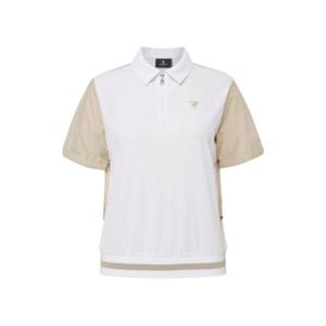와이드앵글골프반팔티 KQJ WWM25252W2 CO 우븐믹스 반집 블루종 티셔츠 L (White)