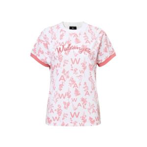 와이드앵글골프반팔티 KQJ WWM25280CP CO 시즌패턴 라운드 티셔츠 L (Coral Pink)