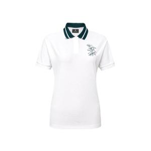 와이드앵글골프반팔티 KQJ WWM25275W2 CO 배색 포인트 여유핏 폴로 티셔츠 L (White)