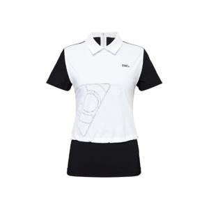 와이드앵글골프반팔티 KQJ WWM25232Z1 TO PRO 우븐 믹스 폴로 티셔츠 L (Black)