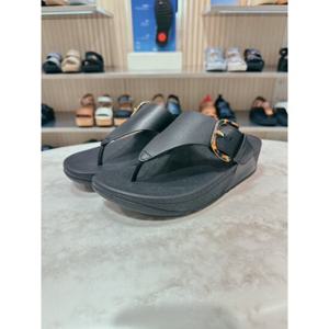[FITFLOP][루루] FFSO5E356BK 25S S 버클 블랙 레더 여성 토포스트