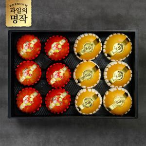 [과일의 명작] 품격 혼합과일 선물세트 12과 (사과6+배6) 5kg내외