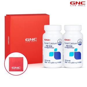 GNC 코랄칼슘마그네슘비타민D 플러스 세트(60정x2개)_30175