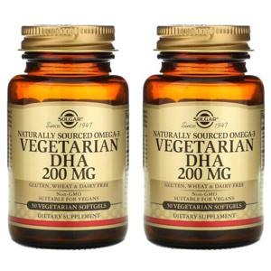 솔가 네츄럴리 소스 오메가-3 베지테리언 DHA 200mg 50정 2팩