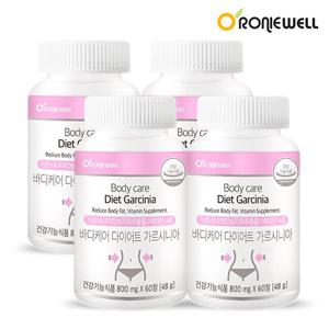 로니웰 바디케어 다이어트 가르시니아 60정 x 4병 (총 4개월분)