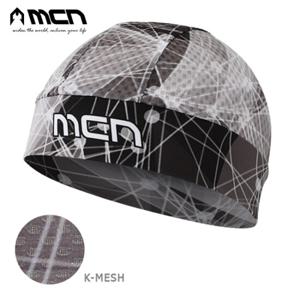 MCN K매쉬 스컬캡 그레이 땀흡수 이너캡 자전거모자