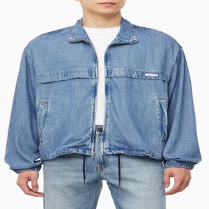 남성 레귤러핏 블루 데님 윈드 브레이커 재킷 4RB955G-R6R 4RB955GR6R