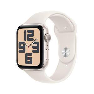 Apple 애플워치SE 44mm, GPS (스타라이트 알루미늄, 스타라이트 스포츠밴드, M/L)-[MXEV3KH/A]