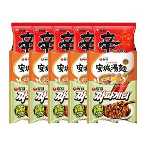 [농심] 신라면 10봉 + 안성탕면 10봉 + 짜파게티 10봉