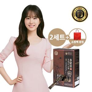 [100일분 홍삼스틱] 한삼인 홍삼진 굿데이스틱 10mlx100포 2세트 + 쇼핑백