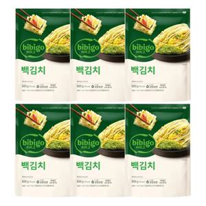 [CJ]비비고 백김치 500g x6개