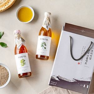 저온압착 청년들기름 350ml+350ml 선물세트