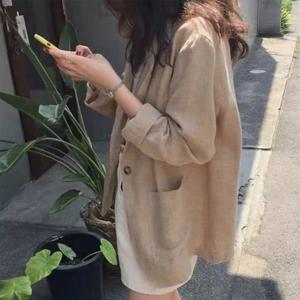 [블랙퀸] 보네르 루즈핏 블레이저 네츄럴 자켓 blk002953