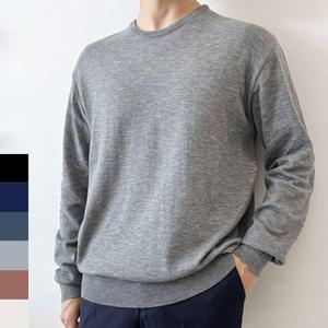 남성 톤다운 베이직 니트 1P 남자 봄가을 데일리룩 [WBBF8A0]