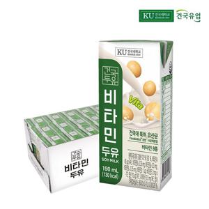 건국두유 비타민 두유 190ml 24팩