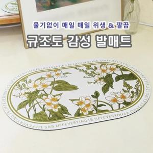 [북유럽 감성 발매트] 규조토 주방 욕실 매트 (봄 인테리어) 최저가 도전