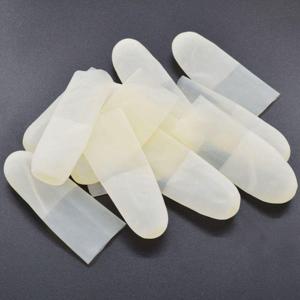 설거지용품 엄지 손가락 골무 고무 실리콘 라텍스 방수 골무50p
