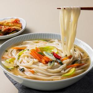 [더싱싱] HACCP 간편한 생면 칼국수 6인분 세트 (면 + 멸치맛 스프 6봉)