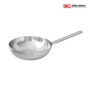 [BJ] 한일스텐레스 에테르 IH인덕션 통5중 무연마제 스텐304 궁중팬 28cm